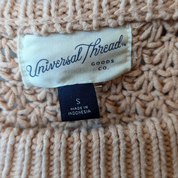 Universal Threads Knit Peach Sweater Women Small - Picture 4 of 10